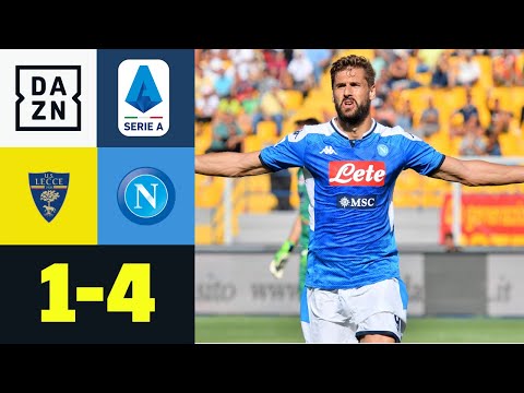 Llorentes Doppelpack lässt Napoli jubeln: Lecce - SCC Neapel 1:4 | Serie A | DAZN Highlights