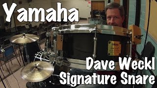 Video thumbnail for Snare Drum Sound Check - Yamaha Dave Weckl Signature Maple Snare Drum with Russ Miller Groove Wedge by Redeye Percussion