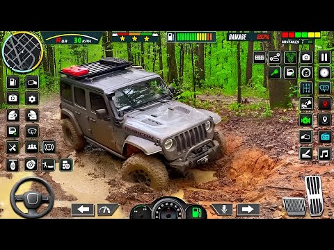 4x4 Offroad Jeep Driving Simulator 3D - Drive SUV 4x4 jeep Offroad Game - Android GamePlay