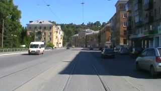 preview picture of video 'Златоустовский трамвай. Проект Туда и обратно.Маршрут 1. Часть 2'