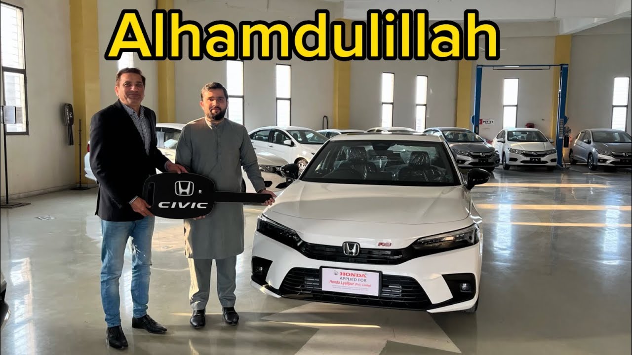 Honda Civic RS Turbo 2023 Delivery Day | Alhamdulillah My New Ride | #honda #hondacivic #mashallah
