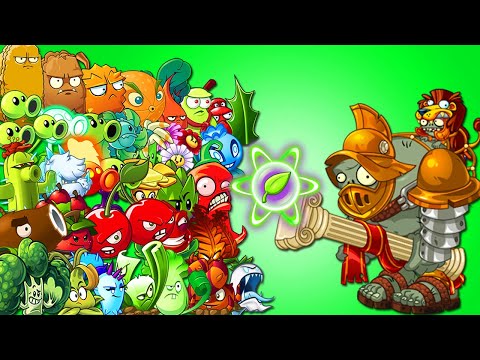 Plants vs Zombies 2 Challenge - All Plants Max Level vs Gladiator Gargantuar LEVEL 10
