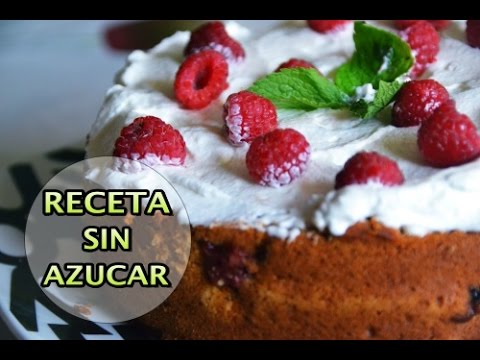 RECETA SIN AZÚCAR: ¡TARTA DE VAINILLA Y FRAMBUESA!
