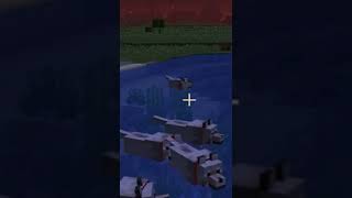 水浴びがうれしすぎて回っちゃうイッヌｗｗ #Minecraft #Shorts #回レ雪月花