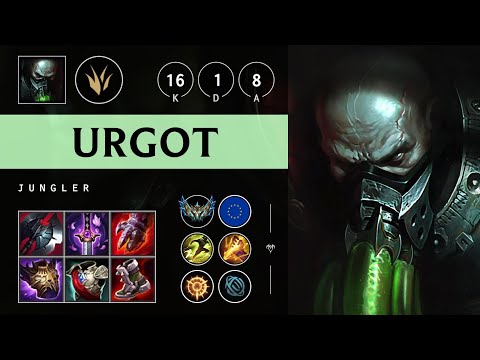 Urgot Jungle vs Vi - EUW Challenger Patch 25.20