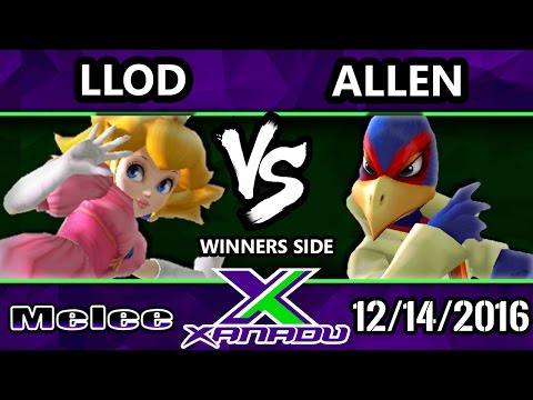 S@X 180 - lloD (Peach) Vs. Allen (Falco) - SSBM Tournament - Smash Melee