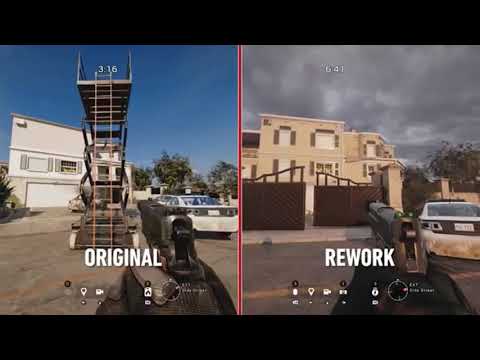 The Old House Before and After Rework | Rainbow Six Siege