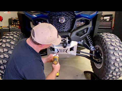 Yamaha RMAX Front Skid & Warn Epic Hook | Shackle Install