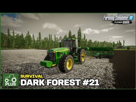 SOWING OATS IN THE NEW FIELD!! Dark Forest Survival Farming Simulator 22 Let's Play Part 21