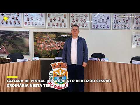 Câmara de Pinhal de São Bento realizou sessão ordinária nesta terça-feira