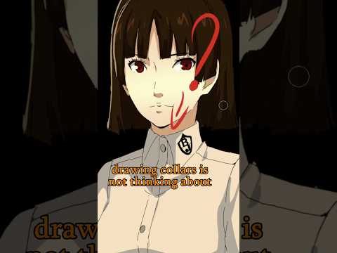 Mistake When Drawing Collar - Quick Art Tips #art #sketch #shorts #tutorial #drawingtutorial #anime