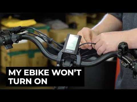 What to Do? My EBike Won't Turn ON