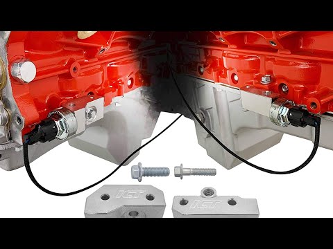 ICT Billet knock sensor relocation bracket install 2005 Chevrolet Avalanche