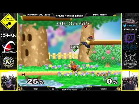 HFLAN - Djagof (Cpt. Falcon) Vs Fuzzyness (Fox) - SSBM Singles Bracket Winners R3