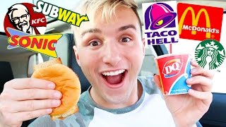 TRYING SECRET MENU HOLIDAY FAST FOOD ITEMS