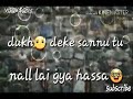 RABB JANE Garry Sandhu Whatsapp Lyrics Video
