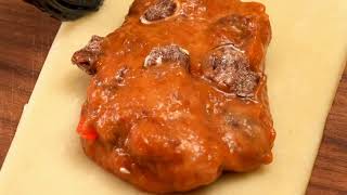 M&M'S HALLOWEEN RECIPE CHOCOLATE PUMPKIN MUMMY HAND PIES