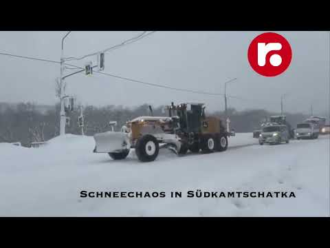 Schneechaos in Südkamtschatka