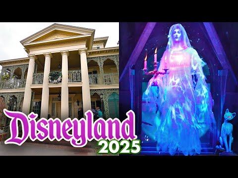 NEW Haunted Mansion 2025 - Disneyland Ride Reopens with New Ghost Bride and Effects [4K POV]