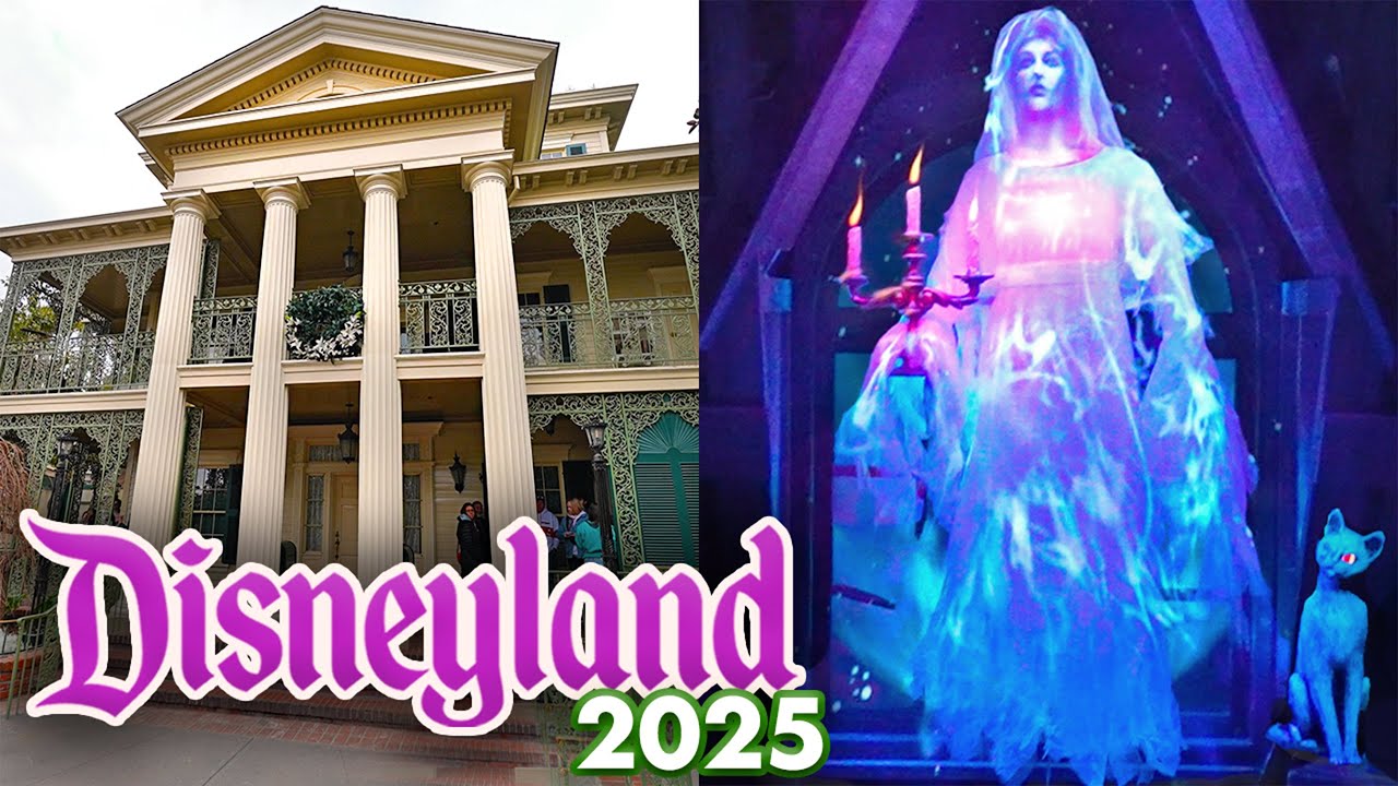 NEW Haunted Mansion 2025 - Disneyland Ride Reopens with New Ghost Bride and Effects [4K POV]