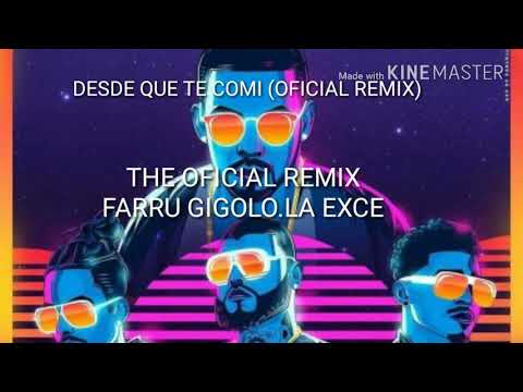 Yexian X Farruko X Gigolo y la Exce Desde que te comí ( Oficial Remix )-letra