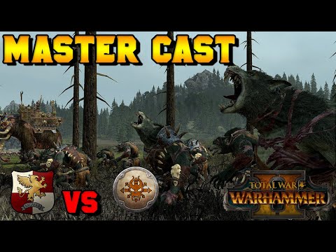 Master Cast: Xiphos (Empire) vs. Aerocrastic (Norsca) | Total War: Warhammer 2