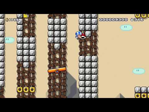 [SDW2] 3-5 Biscotti Bits Bridge by soulctcher - Super Mario Maker 2 - No Commentary 1bz