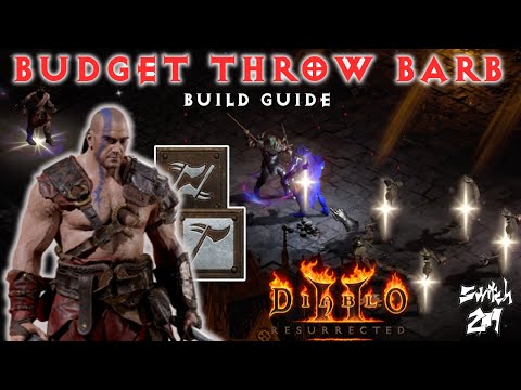 Budget Throw Barbarian Build Guide: Very Safe With Great Survivabilty! - Diablo 2 Resurrected