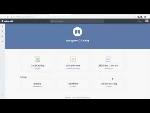 data.world video/presentation/materials
