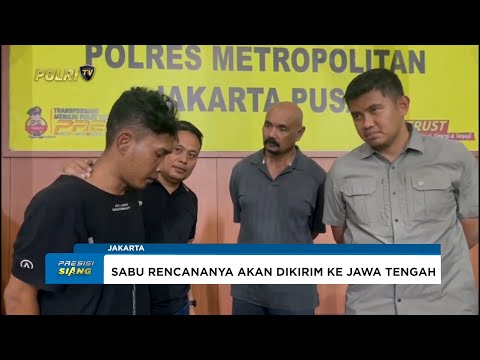 POLRES JAKPUS TANGKAP TRUK BUAH YANG SELUNDUPKAN 12 KG SABU DI TOL CIKAMPEK