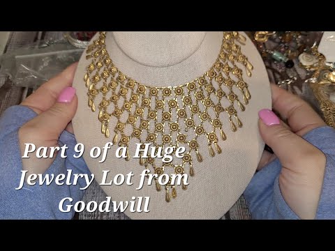 Part 9 of Goodwill Donated Jewelry Box #jewelrysale #unboxing