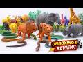 The BEST Realistic Animal Toys Set Safari Collection Snakes Full Demo Unboxing Madagascar