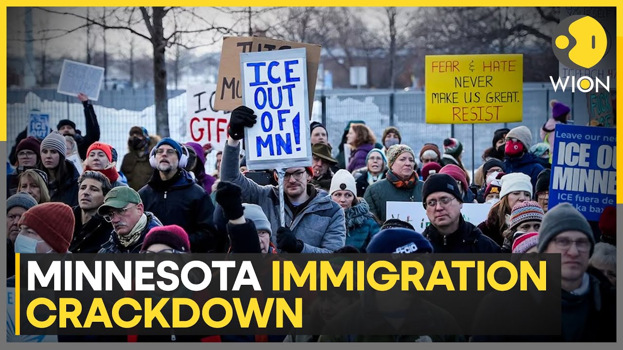 ICE Surge Hits Minnesota: Raids, Shooting Fuel Outrage | WION