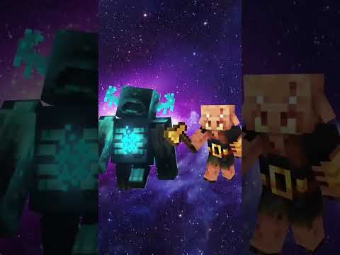 Ajijol Play - Warden Vs All Mobs in Minecraft #fyp #shorts #minecraft #gaming Ajijol Play