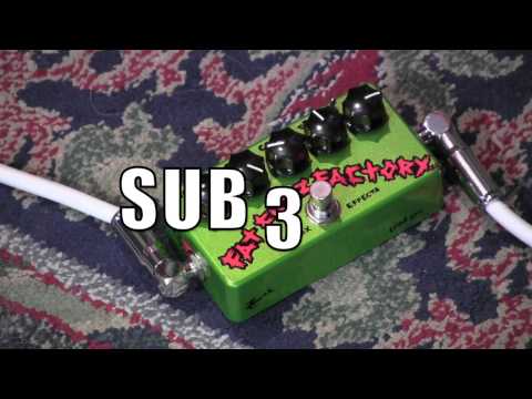 Zvex FAT FUZZ FACTORY guitar effects pedal demo with RS Guitarworks Tele