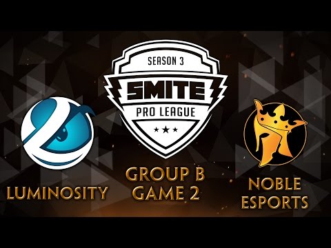 SMITE Pro League Fall Split Group B - Luminosity vs. Noble eSports (Game 2)