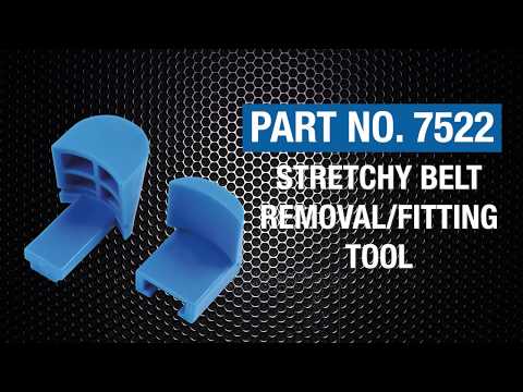 7522 Stretchy Belt Removal/Fitting Tool (How to remove and refit a stretchy pulley belt)