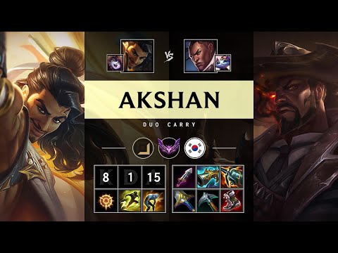 Akshan ADC vs Lucian - KR Master Patch 25.06