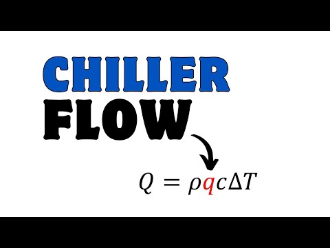 Chiller Flow Rate Calculation (c/w Efficiency & Capacity Calculation)