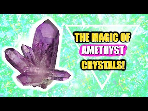 AMETHYST CRYSTAL MEANING AND USES! POWERFUL STONE FOR THE MIND, & HEALING! Video