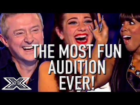 "I HAVE SUCH A CRUSH ON YOU LOUIS!" Is The Most FUN Audition Ever?! | X Factor Global