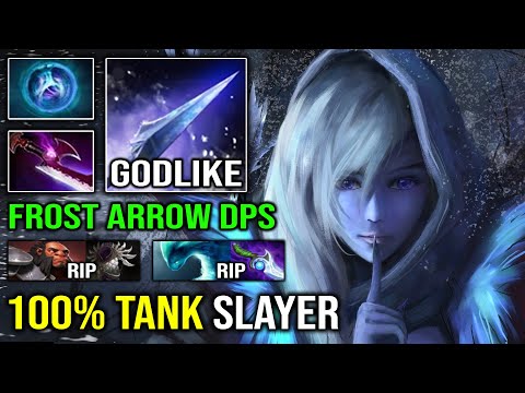 Nothing Can Handle this Drow Ranger Frost DPS | 100% Tank Slayer EZ Counter Axe Dota 2