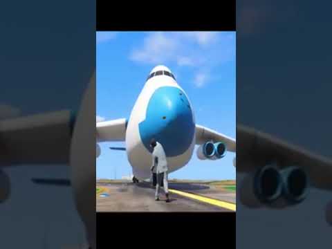 GTA 5 | DESTROYING CARGO PLANE WITH BUGATTI | #Shorts | BANNAGAMING #gta5 #gta