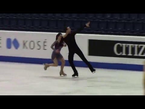 Natalia KALISZEK / Maksim SPODIREV practice FD EC 2016 Bratislava