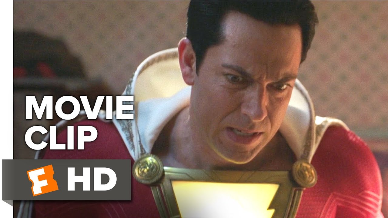 Shazam! Exclusive Movie Clip - A Wizard Made Me Look Like This! (2019) | Movieclips Trailers - YouTube