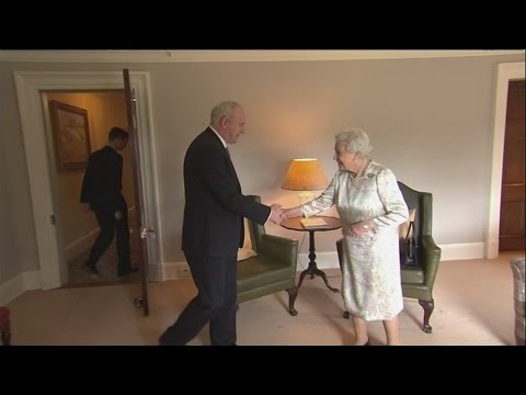 Queen jokes 'I'm still alive' when asked if she's well