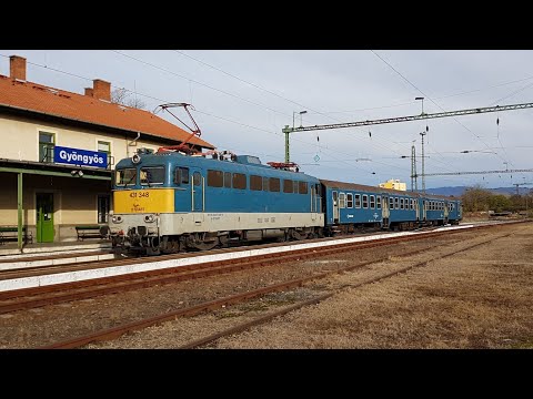 2017.10.28 Vámosgyörk-Gyöngyös-Hatvan vonatfotózás/Főszerepben a 300-as ingák