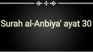 Download lagu Murottal Surah Al-Anbiya' ayat 30 | Imam Mulhakim, S.Pd.I mp3
