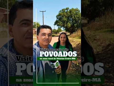 Visitamos mais três povoados na zona rural de Vitorino Freire-MA