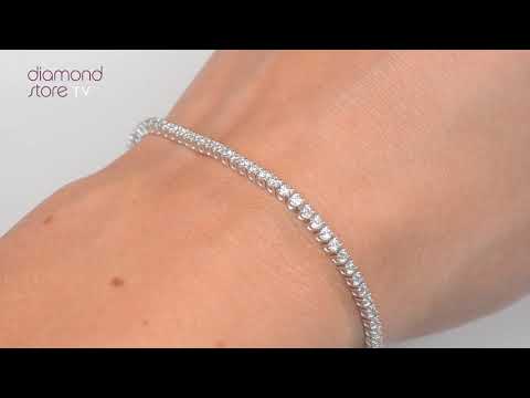 Diamond Tennis Bracelet Set In White Gold